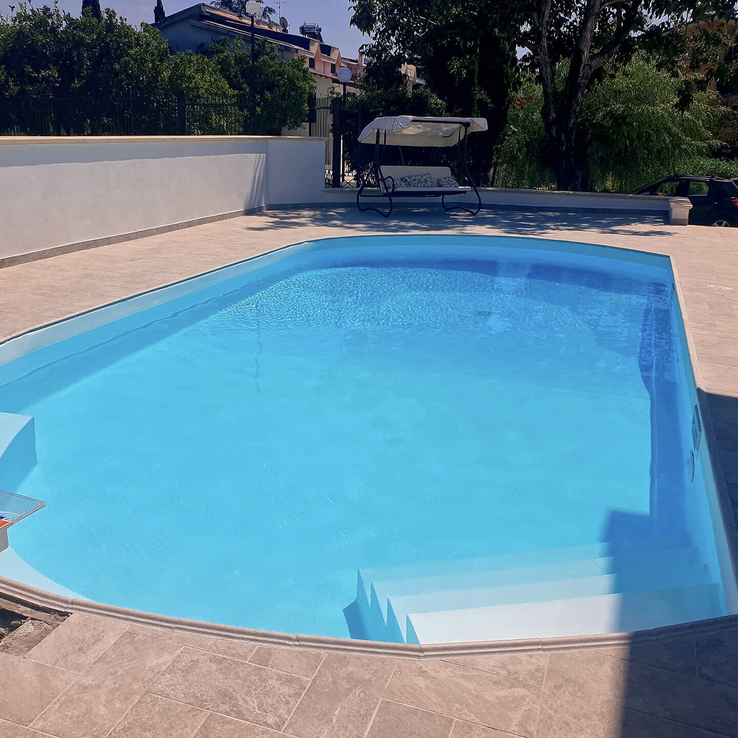 Ristrutturazione piscina con pannelli in EPS